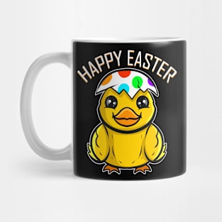 A Chick or Duckling with Eggshell on Head Funny Easter Mug